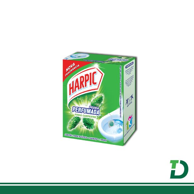 Pedra Sanitária Harpic 25g Pinho Campestre