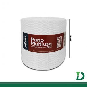 Pano Multiuso Nobre Slim 28cm x 300m Branco