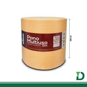 Pano Multiuso Nobre Slim 28cm x 300m Laranja