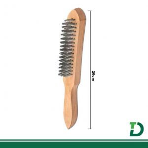 Escova de Aço SPARTA com Cabo de Madeira