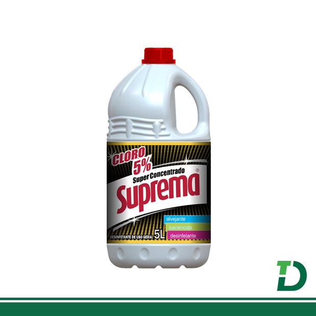 Hipoclorito de Sódio 5% SUPREMA c/ 5 Litros