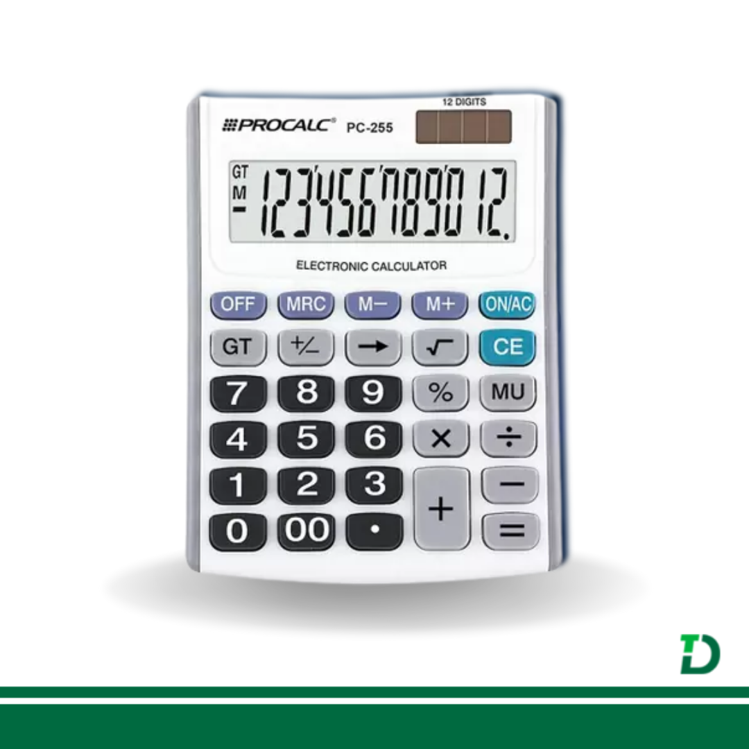 Calculadora de Mesa PROCALC PC-255