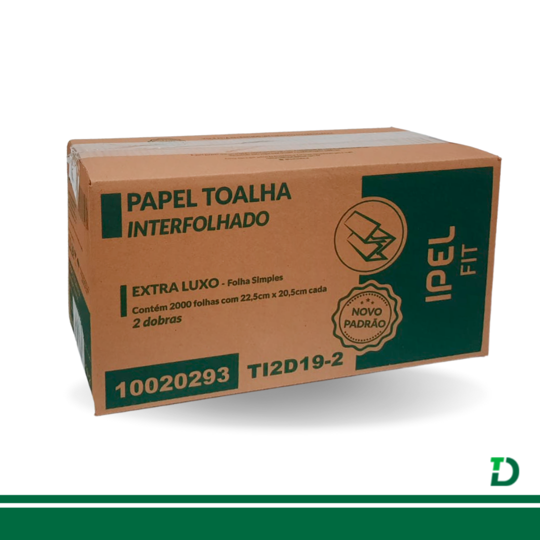 Interfolha Indaial Fit 2D Branco 100% Celulose Virgem Ref: 10020293